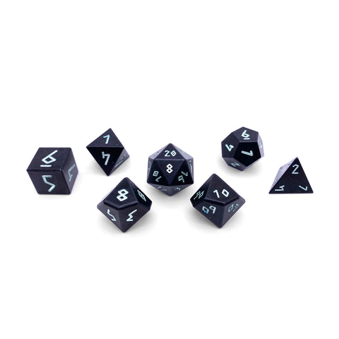 Orb of Venom - 7 Piece RPG Set 6063 Aluminum Orb Series™ Dice