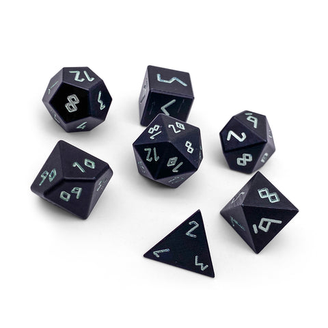 Orb of Venom - 7 Piece RPG Set 6063 Aluminum Orb Series™ Dice