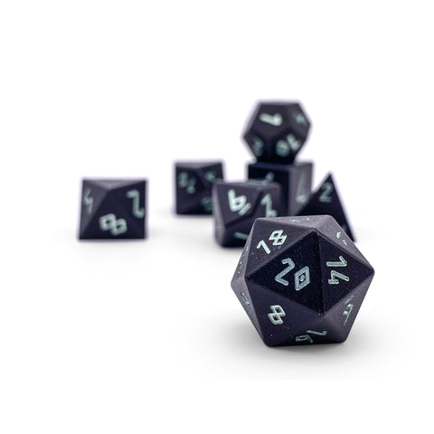 Orb of Venom - 7 Piece RPG Set 6063 Aluminum Orb Series™ Dice