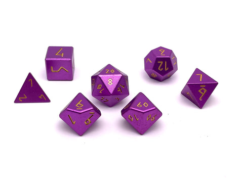 Orb of Bardic Knowledge - 7 Piece RPG Set 6063 Aluminum Orb Series™ Dice