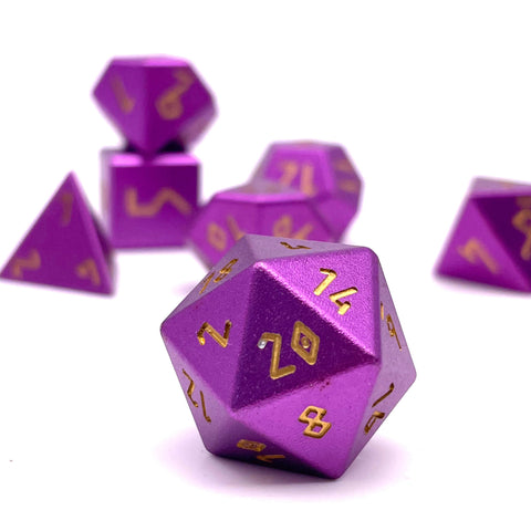 Orb of Bardic Knowledge - 7 Piece RPG Set 6063 Aluminum Orb Series™ Dice