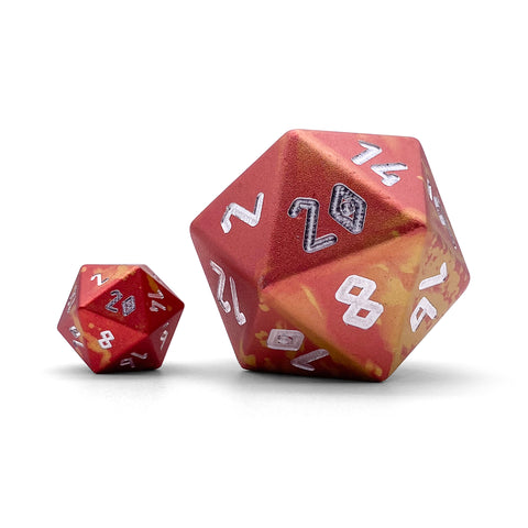 Phoenix Tears - Boulder® 55mm 6063 Aluminum Wondrous Dice