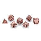 Copper - Nimbus™ 7 Piece RPG Set True Metal Dice - NOR 02616