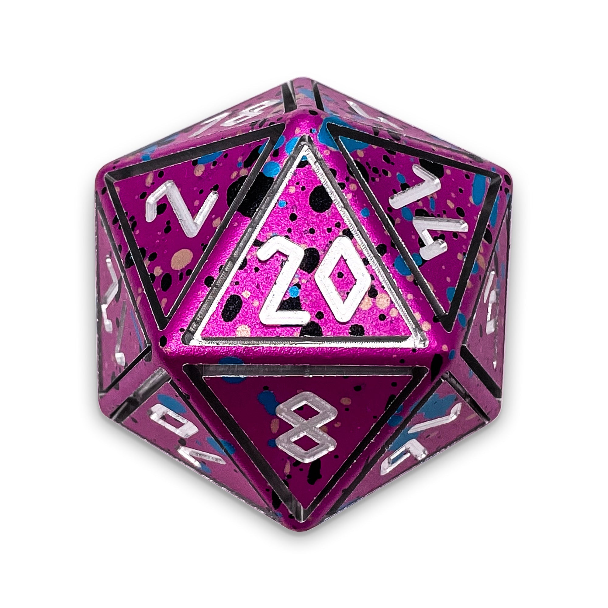 Cosmic Horror - Nimbus™ Boulder® 55mm 6063 Aluminum Wondrous Dice - NOR 02558