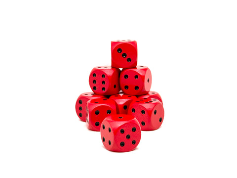 Warpips: Red - 10 - 12mm D6