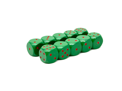 Warpips: Green - 10 - 12mm D6