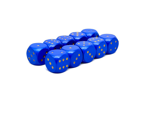 Warpips: Blue  - 10 - 12mm D6