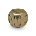 Bronze - 16mm D6 Pips True Metal Dice - NOR 02608