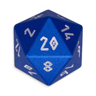 Noble Blue - Single D20 - Aluminum Dice - NOR 04664