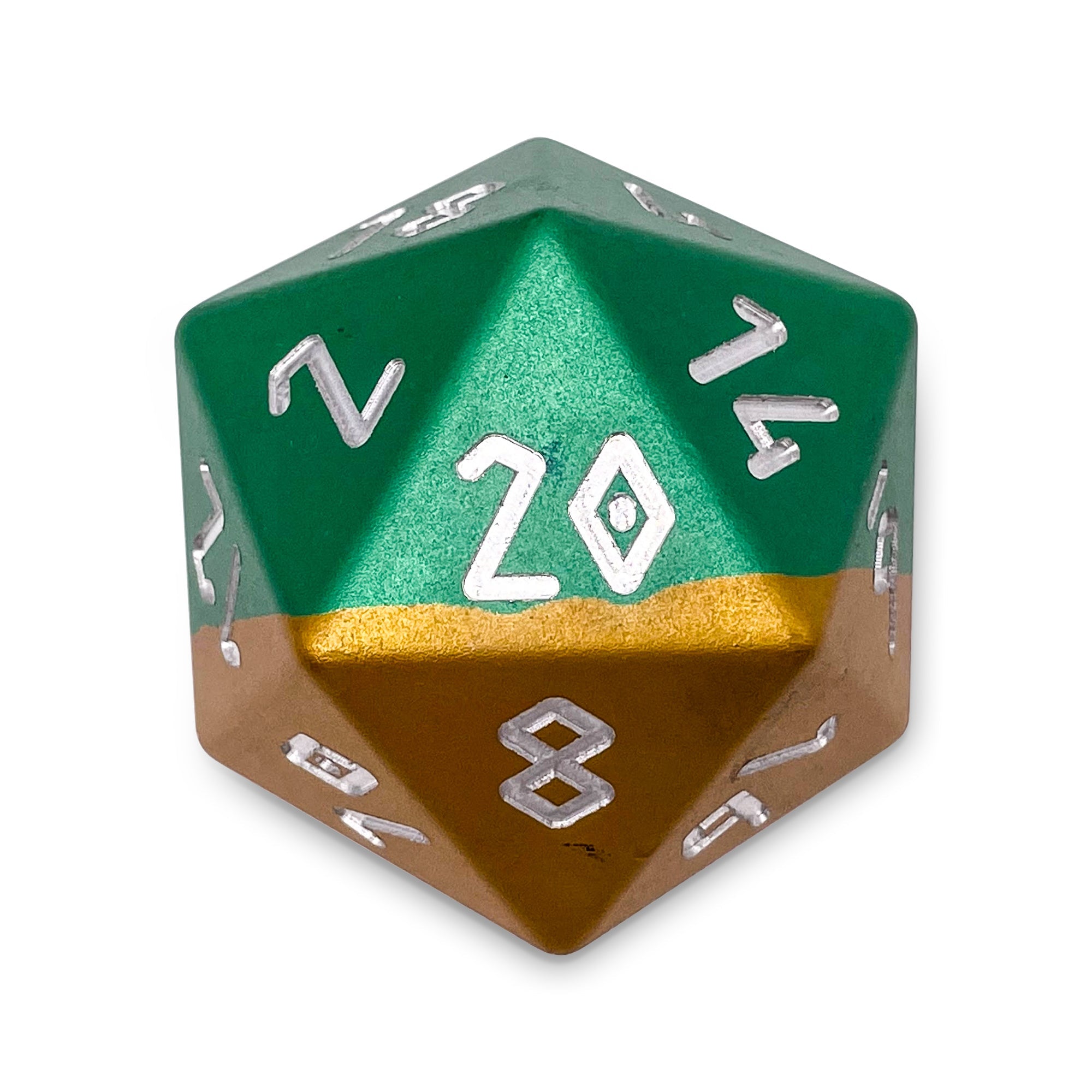 Leprechaun's Luck - Boulder 55mm 6063 Aluminum Hybrid Dice - NOR 02302