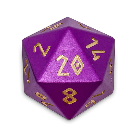 Orb of Bardic Knowledge - Boulder® 55mm 6063 Aluminum Orb Series™ Dice