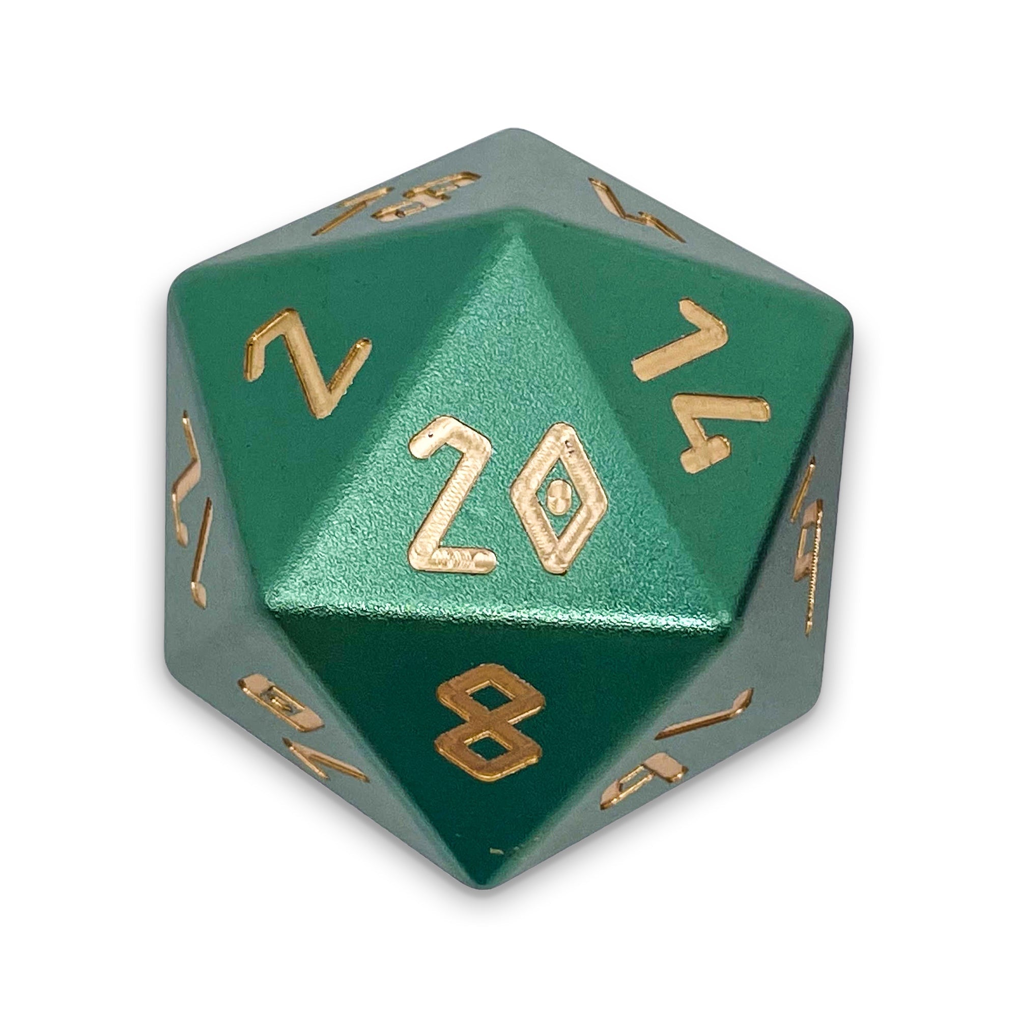 Orb of Acid Splash - Boulder® 55mm 6063 Aluminum Orb Series™ Dice - NOR 02316