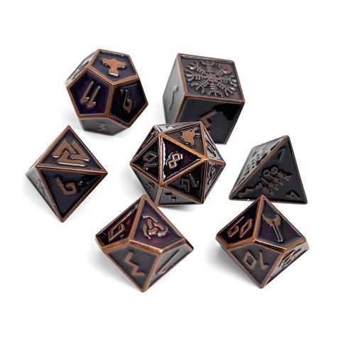 Rust Monster - Norse Themed Metal Dice Set