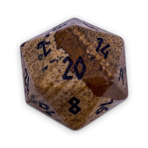 Picture Jasper - Boulder® 30mm Gemstone Dice