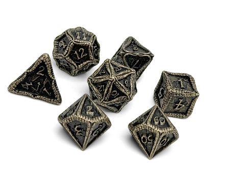 Pirate Dice - Pieces of 8 7 Piece RPG set Alloy Dice