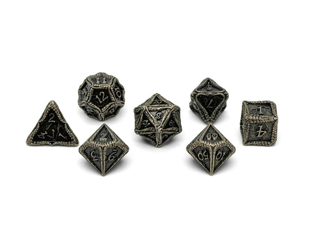 Pirate Dice - Pieces of 8 7 Piece RPG set Alloy Dice