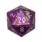 Purple Wyrm - Nimbus™ Boulder® 55mm 6063 Aluminum Wondrous Dice - NOR 02582