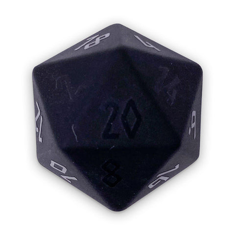 Black Obsidian - Raised Boulder® 30mm Gemstone Dice