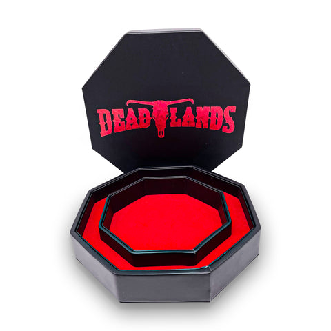 Red Deadlands™ Tray of Holding™ Dice Tray by Norse Foundry