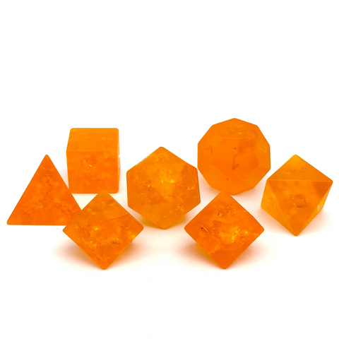 Shattered Frosted Zircon Orange - Raised