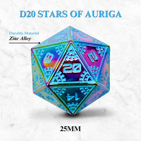 Space Dice Meteor Runestones™ - 25mm D20 - Stars of Auriga