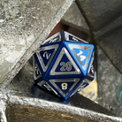 Nimbus™ Precision CNC Aluminum D20 Single Norse Font - Noble Blue - NOR 02064