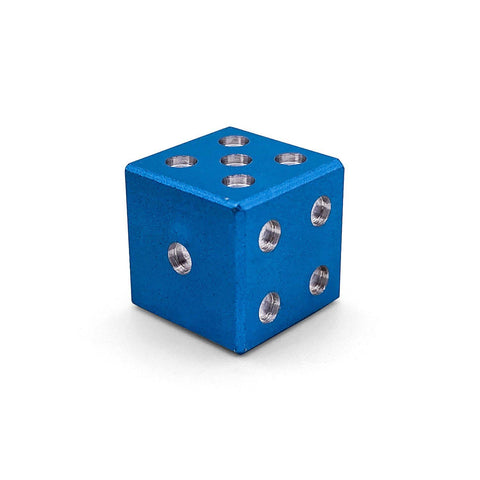 Mini Aluminum D6 - Sea Teal - Sharp Corners