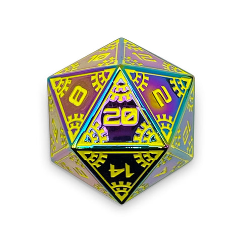 Solar Flare - Astroid Boulder® 45MM Alloy Dice