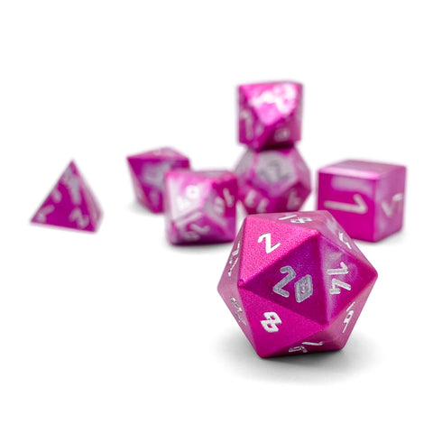 Sugar Bomb - 7 Piece RPG Set 6063 Aluminum Wondrous Dice