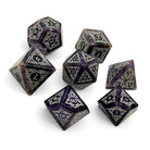 Sylvan Weaver - Amethyst-Gemstone Dice-DND-Dungeon & Dragons-Dice Set-Norse Foundry