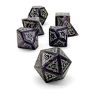 Sylvan Weaver - Amethyst-Gemstone Dice-DND-Dungeon & Dragons-Dice Set-Norse Foundry