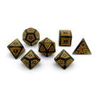 Sylvan Weaver - Frosted Shattered Smoke-Glass Dice-DND-Dungeon & Dragons-Dice Set-Norse Foundry