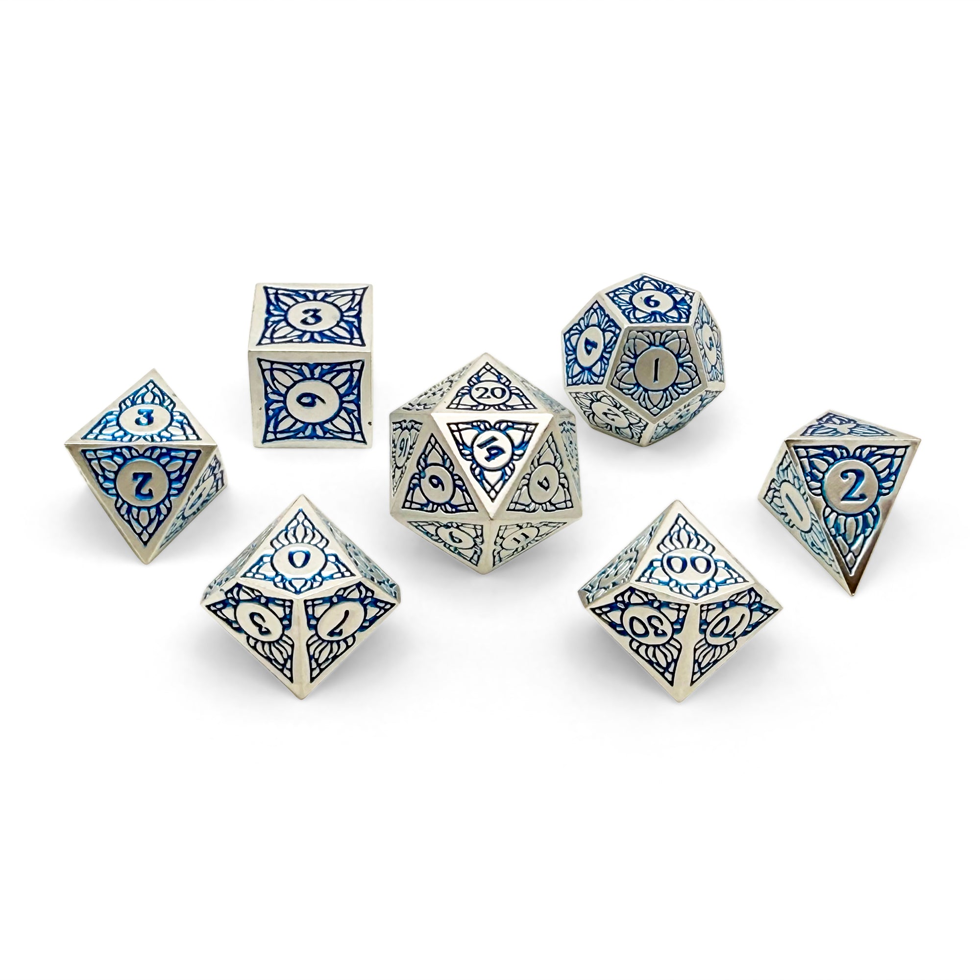 Sylvan Weaver - Moonspire-Alloy Dice-DND-Dungeon & Dragons-Dice Set-Norse Foundry