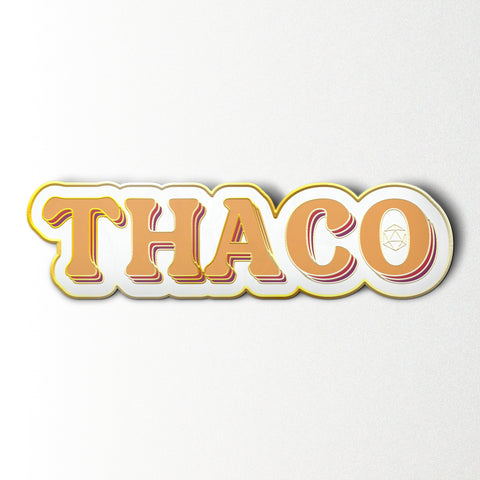 THAC0 - Enamel Pin