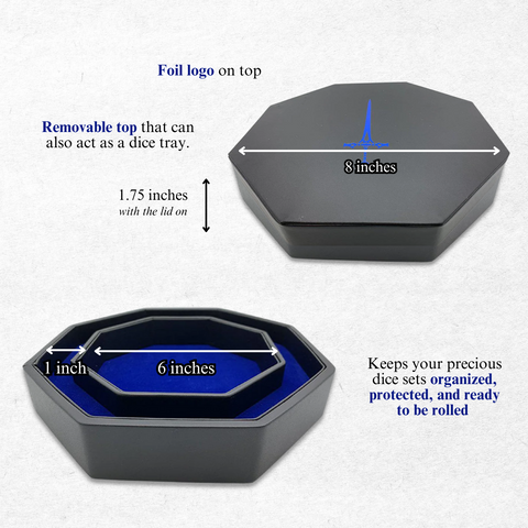 Blue Sword - Tray of Holding™ Dice Tray by Norse Foundry