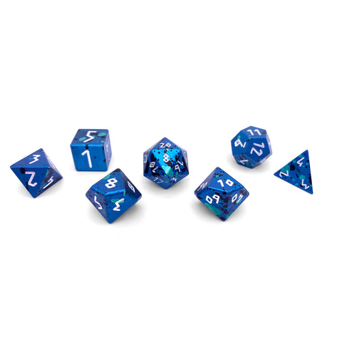 The Mystery Die - 7 Piece RPG Set 6063 Aluminum Wondrous Dice