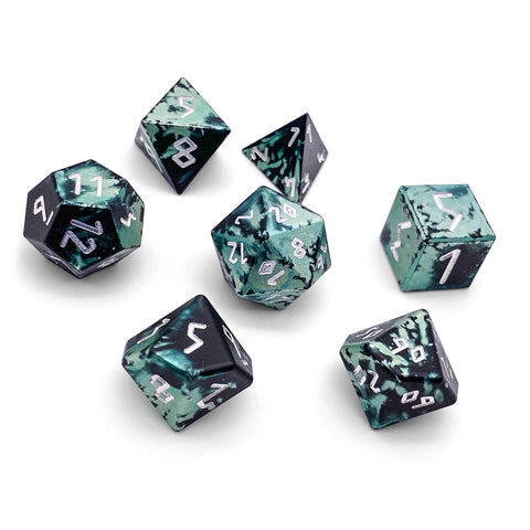 Trolls Blood ™ - 7 Piece RPG Set 6063 Aluminum Wondrous Dice