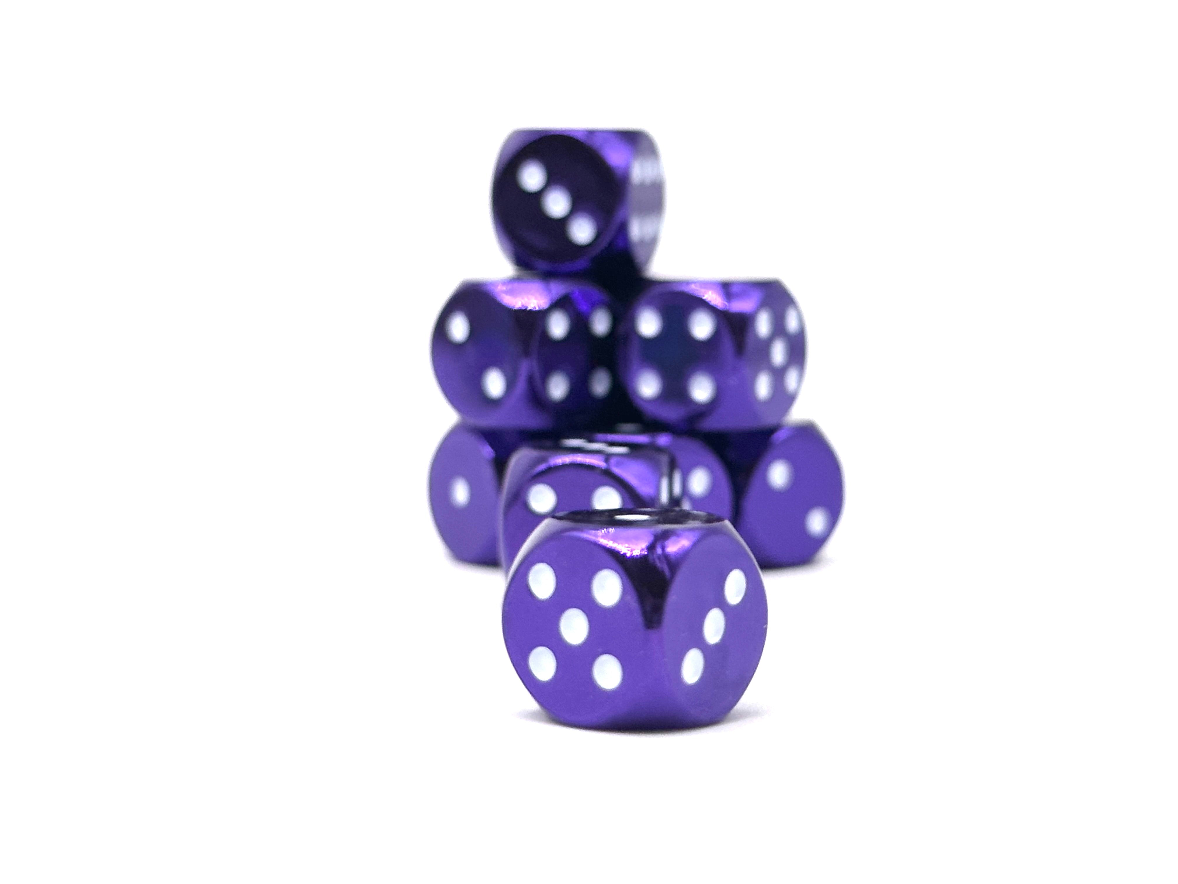 Warpips: Bardic Purple - 10 - 12mm D6 - NOR 01702