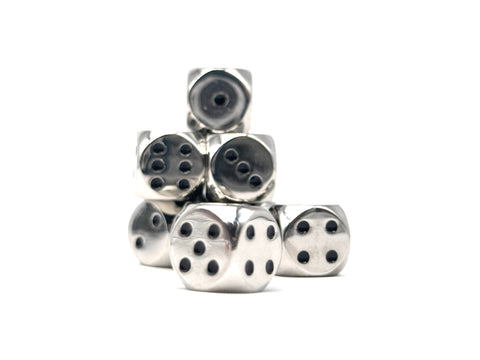 Warpips: Chainmail Silver - 10 - 12mm D6