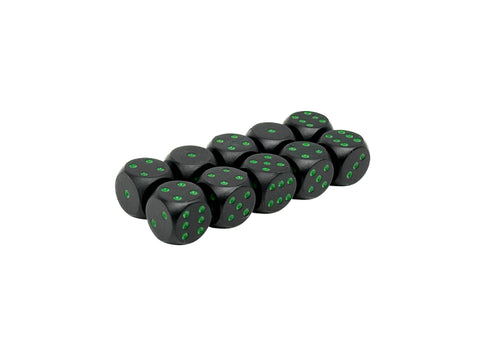 Warpips: Black - 10 - 12mm D6