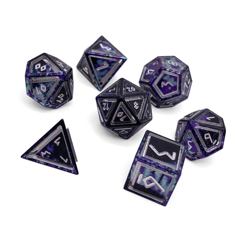 Witches Cauldron - Nimbus™ 7 Piece RPG Set 6063 Aluminum Wondrous Dice