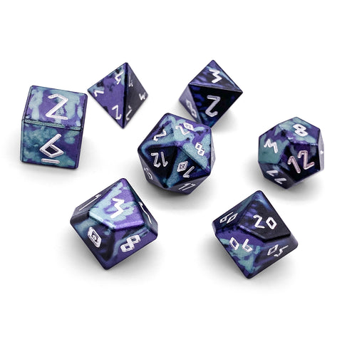 Witches Cauldron - 7 Piece RPG Set 6063 Aluminum Wondrous Dice