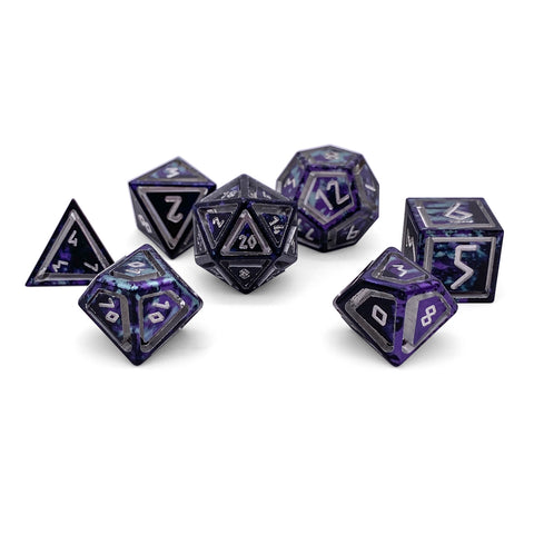 Witches Cauldron - Nimbus™ 7 Piece RPG Set 6063 Aluminum Wondrous Dice