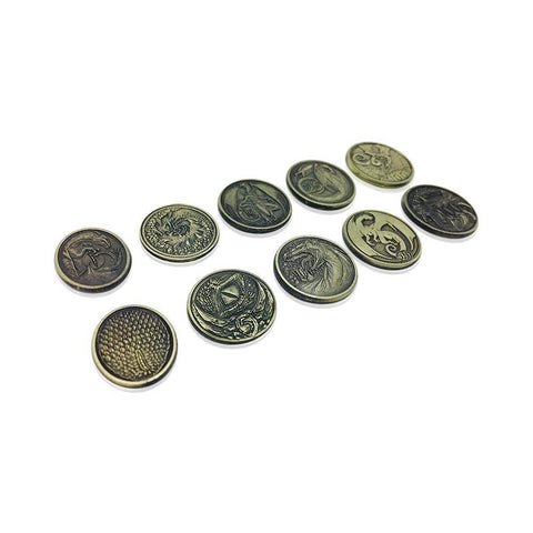 Adventure Coins - Dragon Metal Coins Set of 10