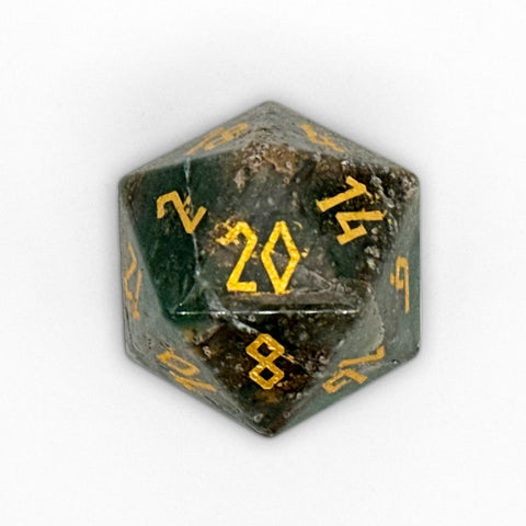 African Jade - Boulder® 30mm Gemstone Dice