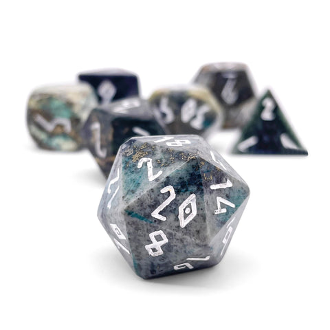 African Turquoise - 7 Piece RPG Set TruStone Dice