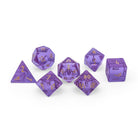 Zircon Alexandrite - 7 Piece RPG Set Zircon Glass Dice - NOR 01552