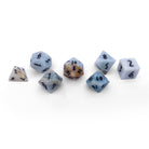 Amazonite - 7 Piece RPG Set Gemstone Dice - NOR 01409