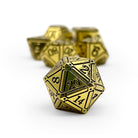 Ironworks - Ancient Treasures 7 Piece RPG set Alloy Dice - NOR 00406