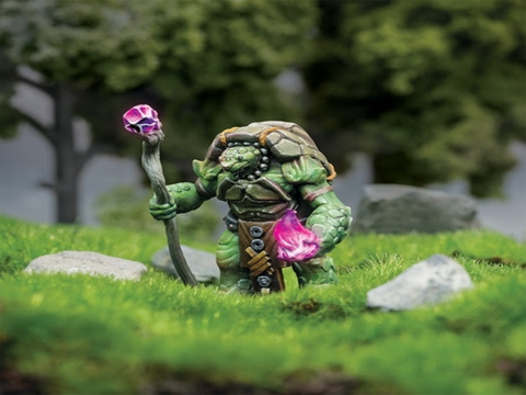 Aristurtle - Turtlefolk Light Armor 28mm Miniature by Adventurers & Adversaries